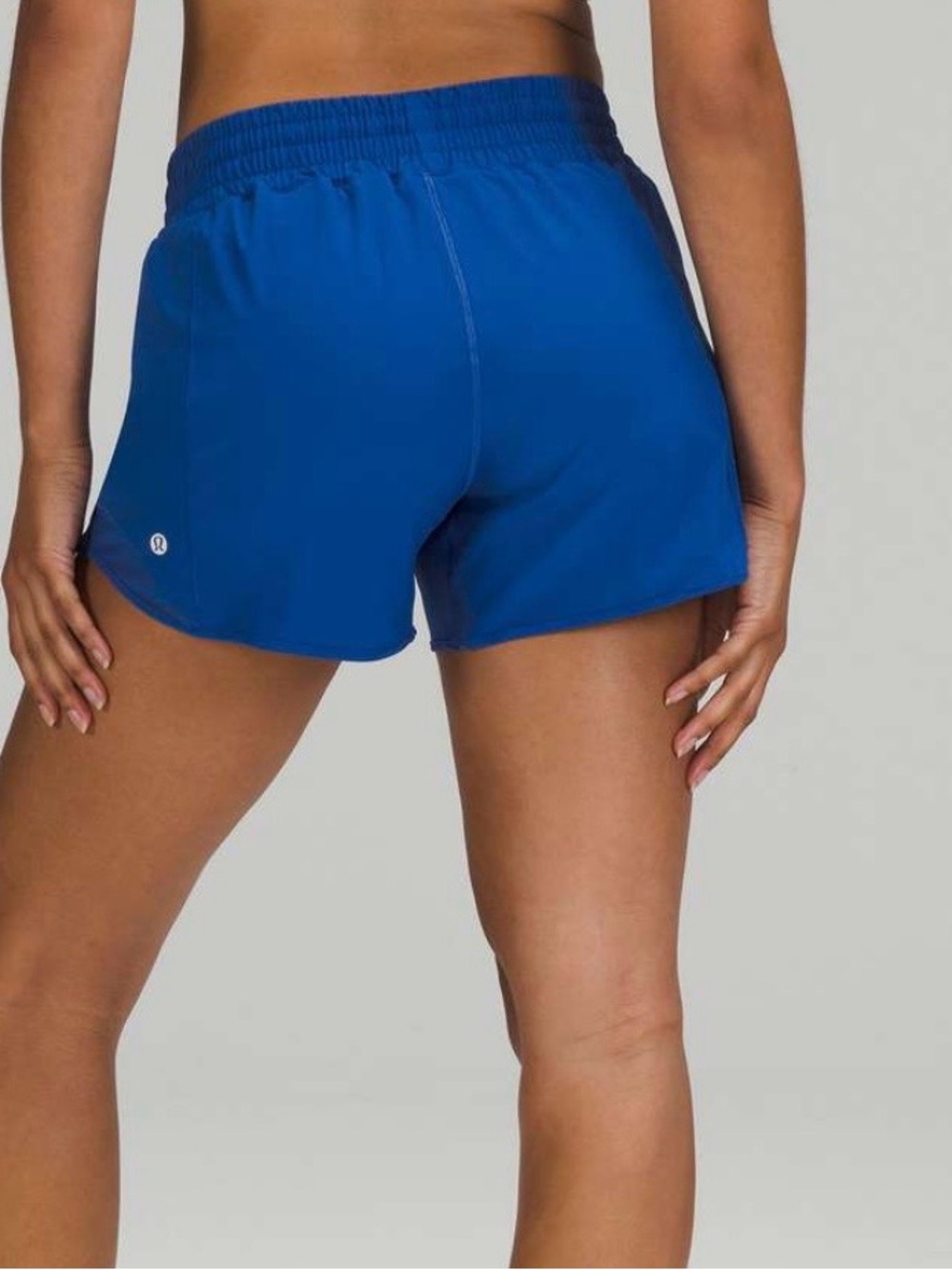 LULULEMON HOTTY HOT SHORTS 4” BLUE SIZE 4